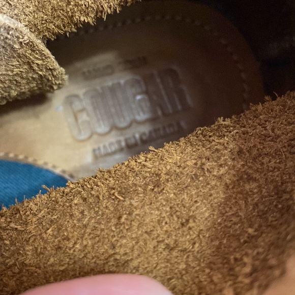 Cougar Mens Genuine Leather Lace Up Boot - Picture 4 of 10